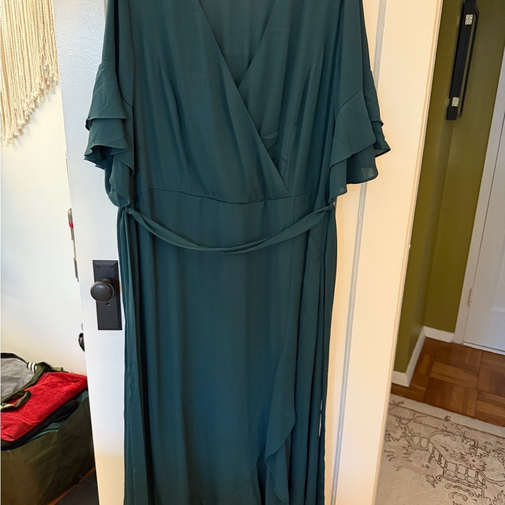 City Chic Teal Maxi Dress